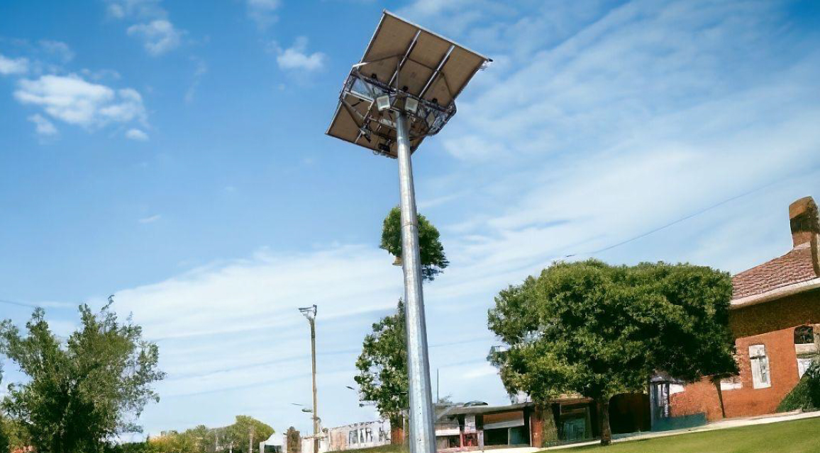 Solar High Mast Structure